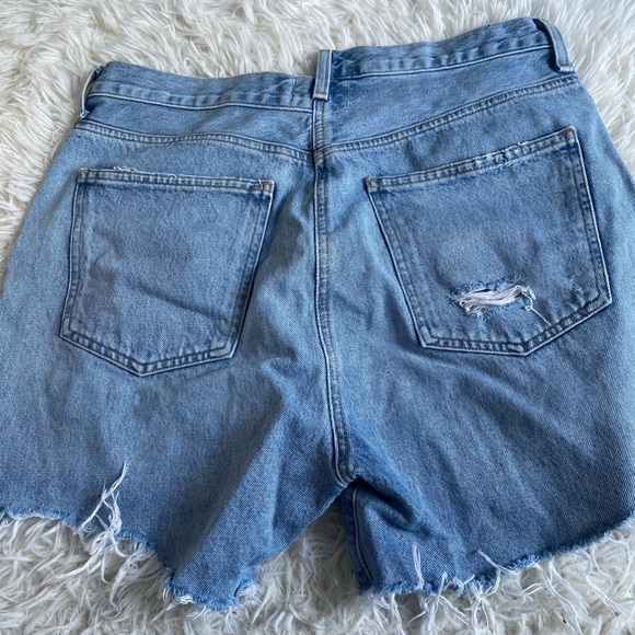 AGOLDE Criss Cross Short in Symbol - Picture 4 of 8